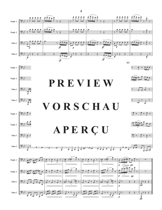 Product gallery: Page 6 of 18 Chaconne , , (Tuba Quartett EETT)