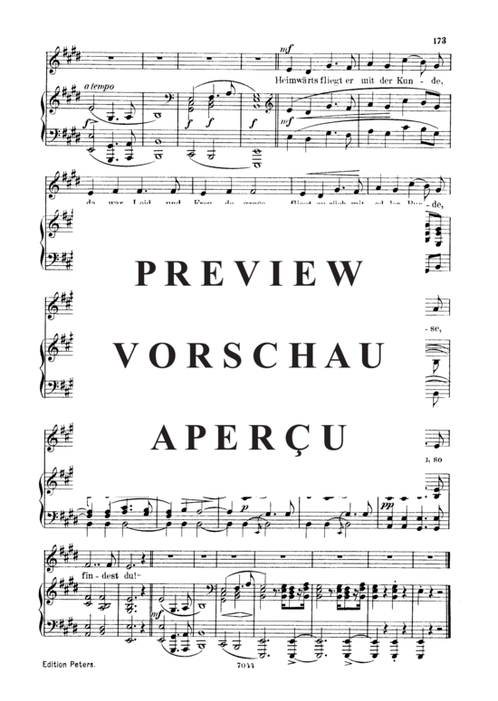 Product gallery: Page 6 of 6 Blondels Lied, Op.53 No.1, , Low Voice and Piano