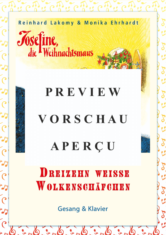 Produktgalerie: Seite 2 von 6 Dreizehn weiße Wolkenschäfchen, , Gesang und Klavier