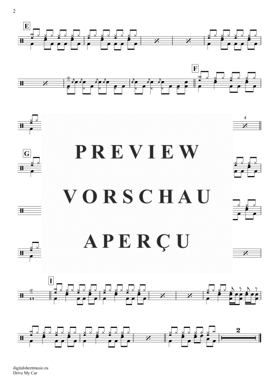 gallery: Drive My Car, Beatles, The, Drums