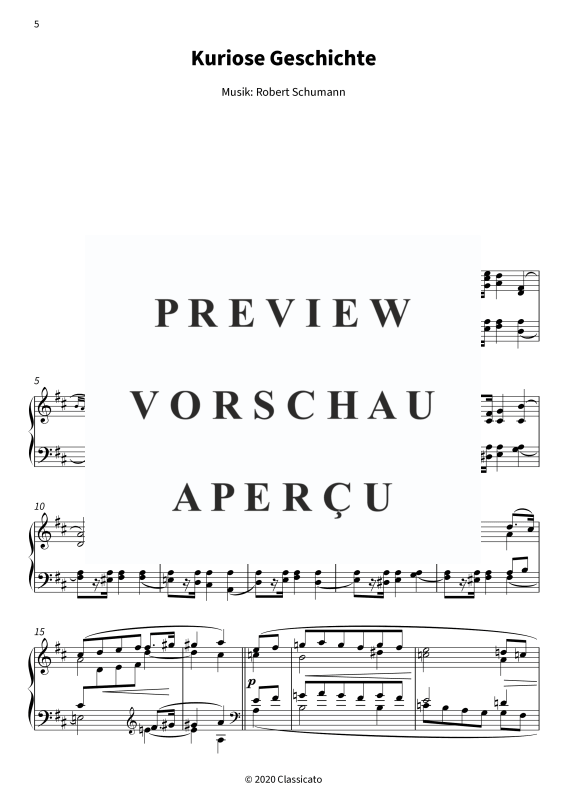 Produktgalerie: Seite 7 von 11 Kinderszenen op. 15 - 13 Charakterstücke für Klavier, , Klavier Solo