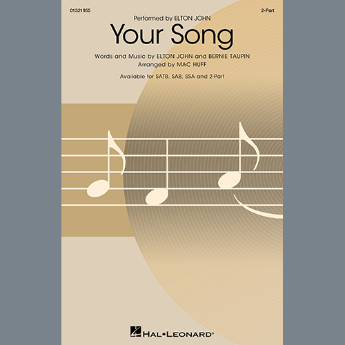 cover: Your Song (arr. Mac Huff), Elton John, Chor