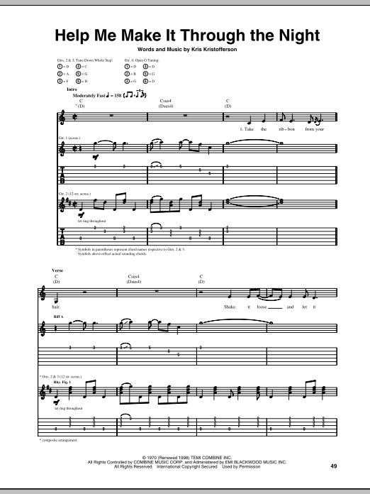Product gallery: Page 1 of 1 Help Me Make It Through The Night, Kris Kristofferson