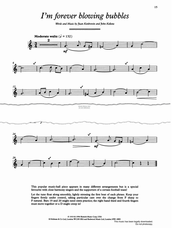 Product gallery: Page 1 of 1 I'm Forever Blowing Bubbles, James Kendis