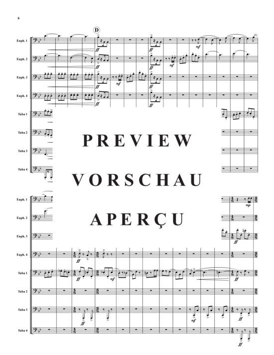 Product gallery: Page 7 of 16 Prelude and Hop Dance , , (4x Baritone, 4x Tuba)