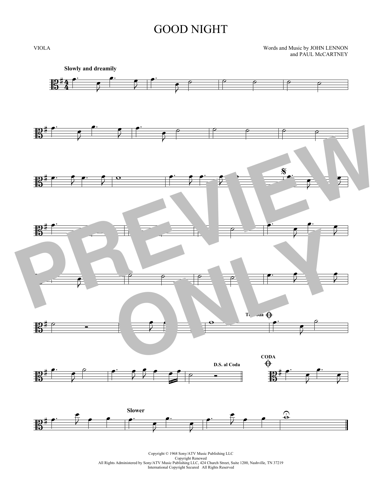 Product gallery: Page 1 of 1 Good Night, The Beatles