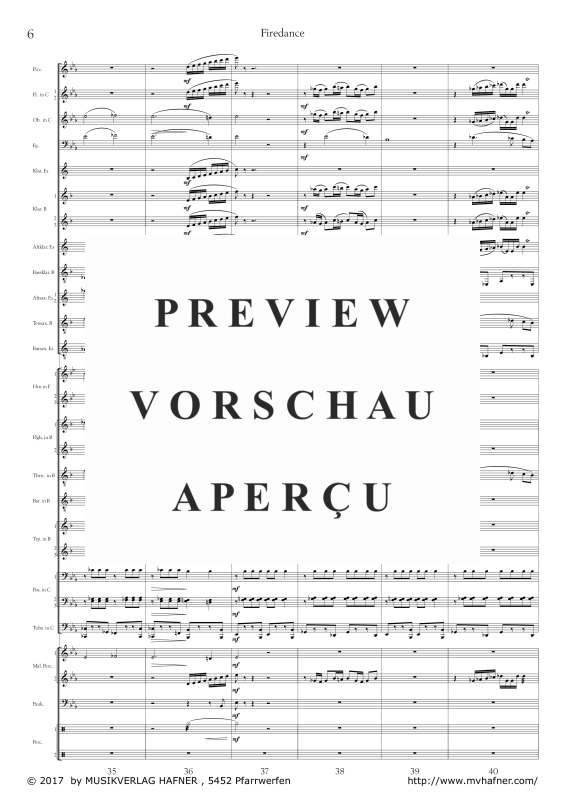 Product gallery: Page 11 of 11 Firedance, , (large wind orchestra)