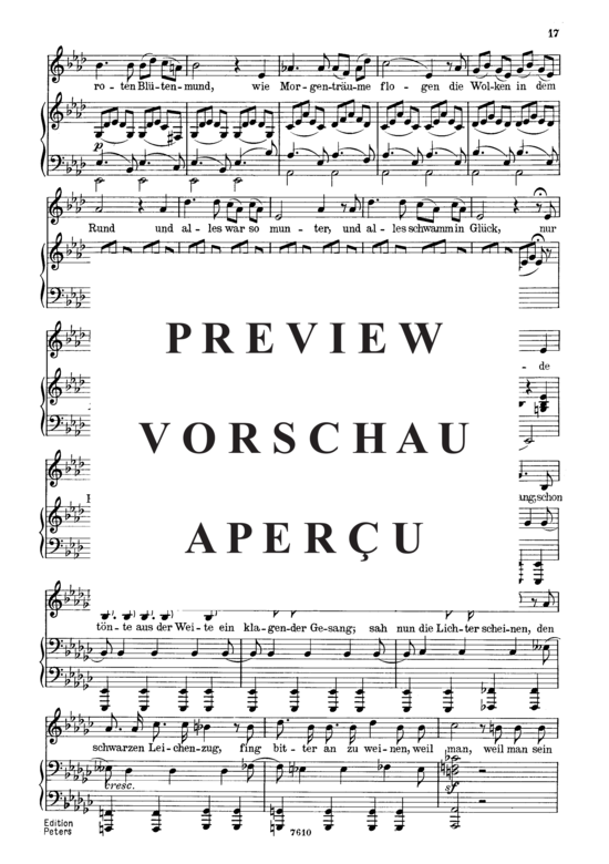 Product gallery: Page 3 of 4 Der Jüngling auf dem Hügel D.702, , Low Voice and Piano