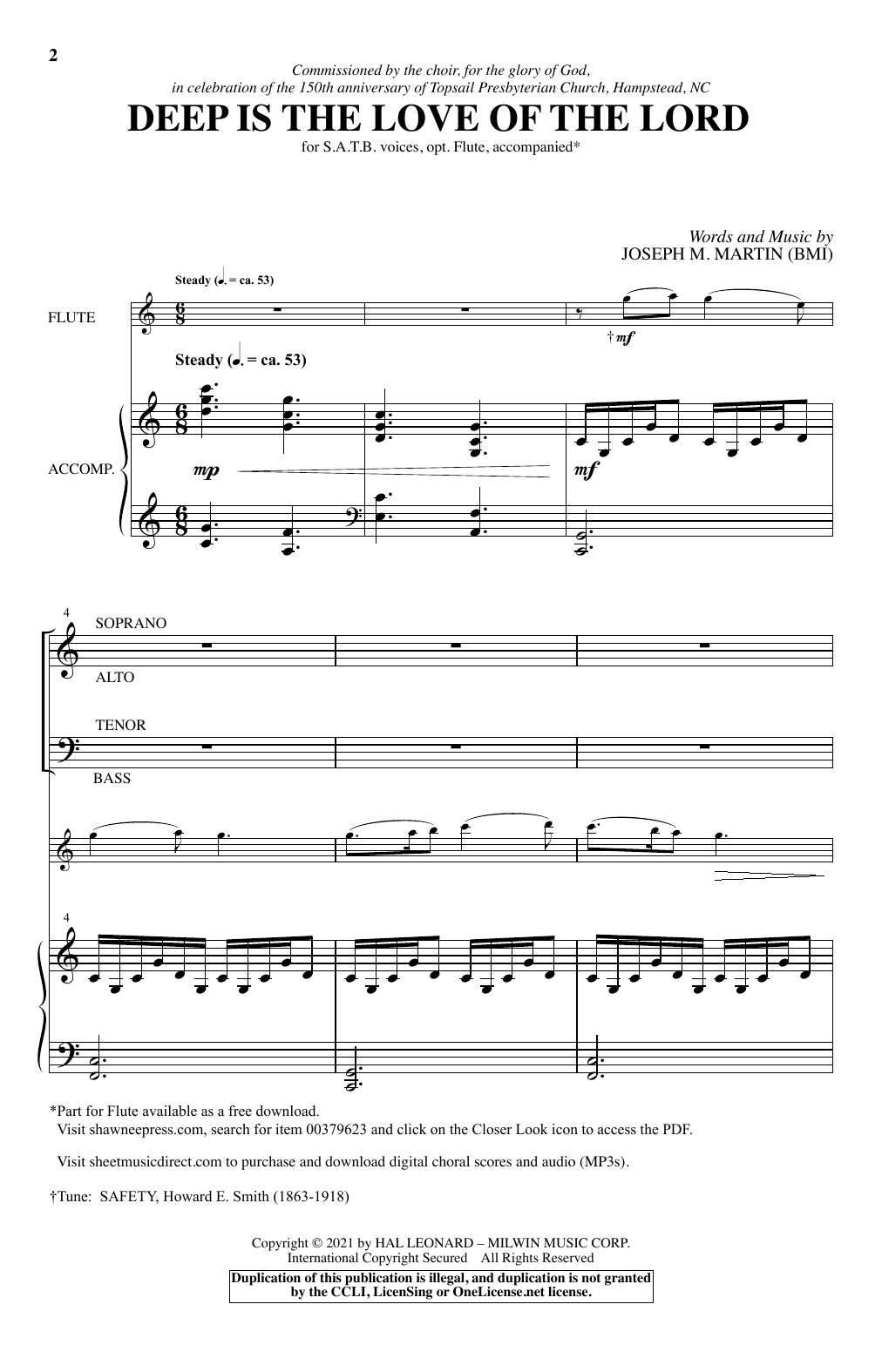 Produktgalerie: Seite 1 von 1 Deep Is The Love Of The Lord, Joseph M. Martin, Chor