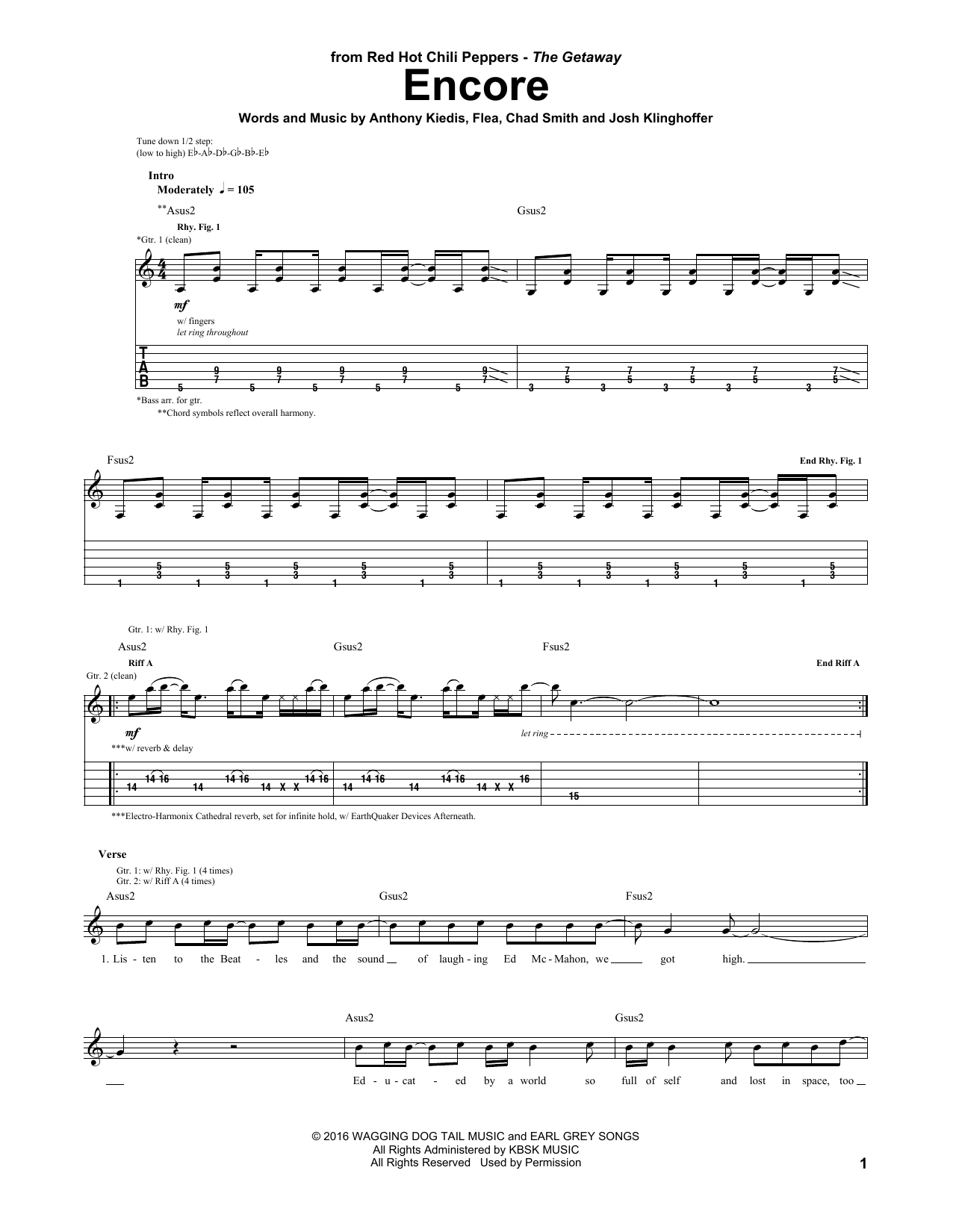 Product gallery: Page 1 of 1 Encore, Red Hot Chili Peppers