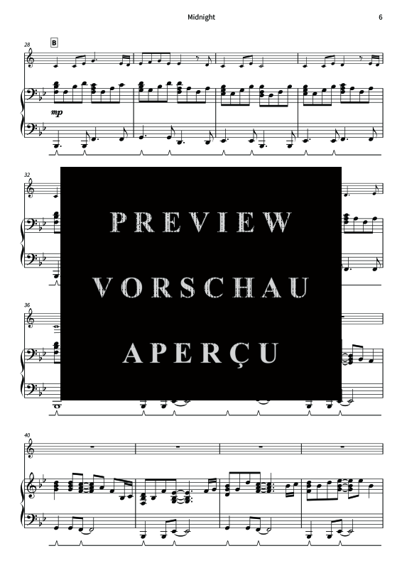 gallery: Midnight - Gentle Melodies for Weddings, Church, and Other Occasions, , Trompete in B und Klavier