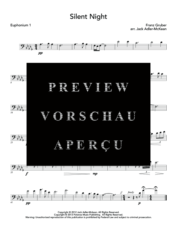 Product gallery: Page 7 of 11 Silent Night, , (Tuba Quartett EETT)