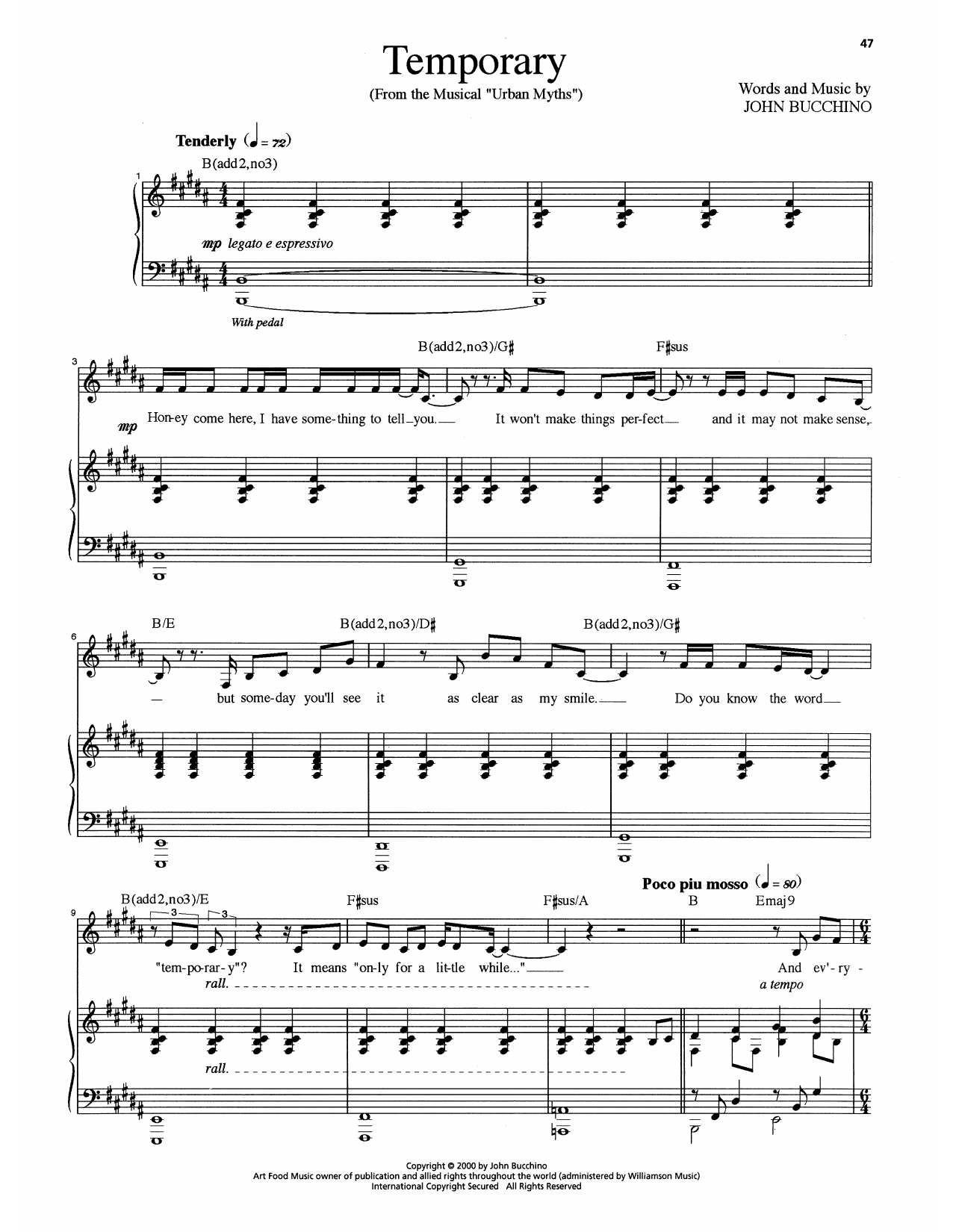 Produktgalerie: Seite 1 von 1 Temporary, John Bucchino, Gesang, Klavier