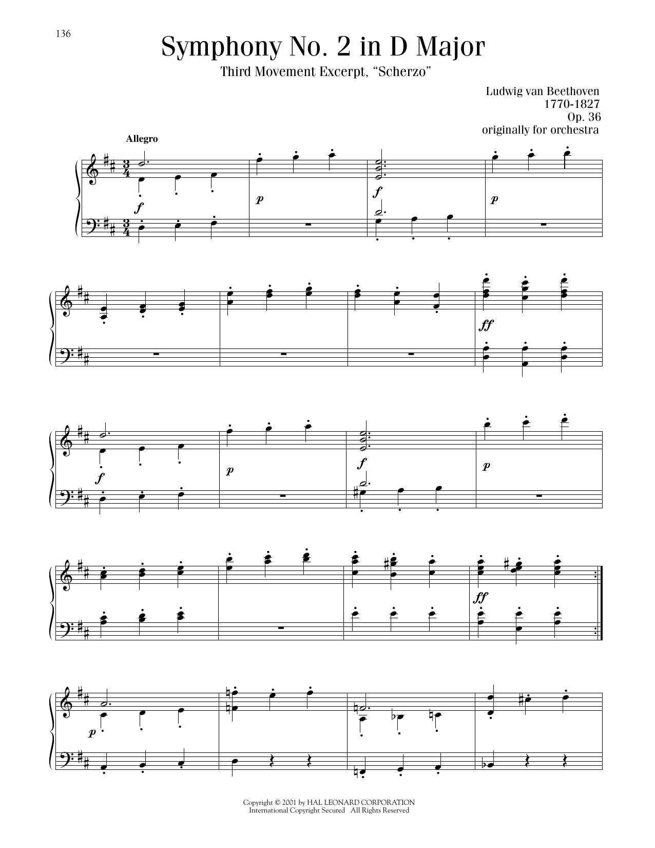Produktbild zu: Symphony No. 2, Third Movement Excerpt