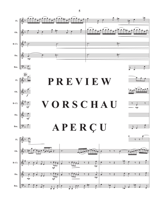 Product gallery: Page 7 of 19 Largo , , (Woodwind Quartet)