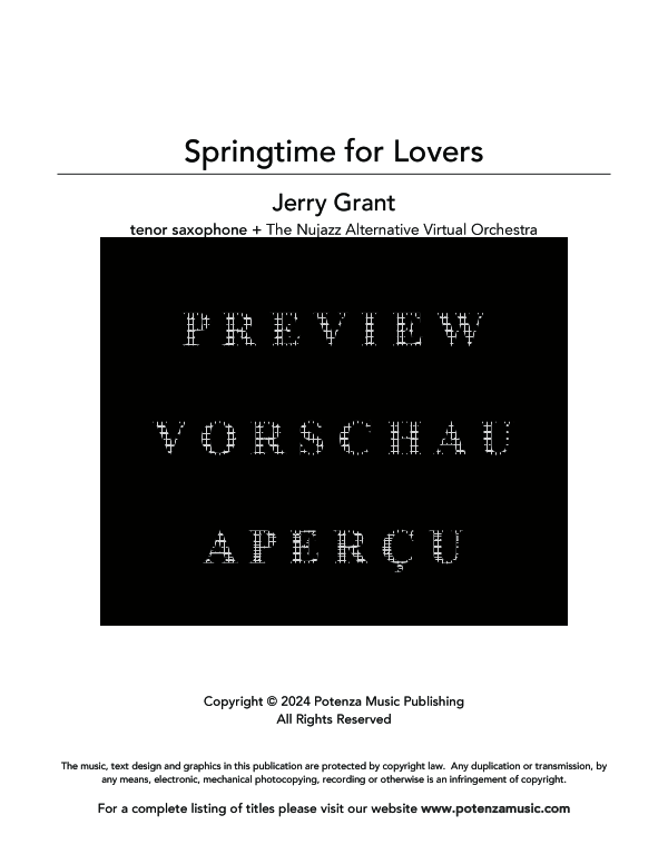 gallery: Springtime for Lovers, , (Tenor Saxophon in B und Backing Track)