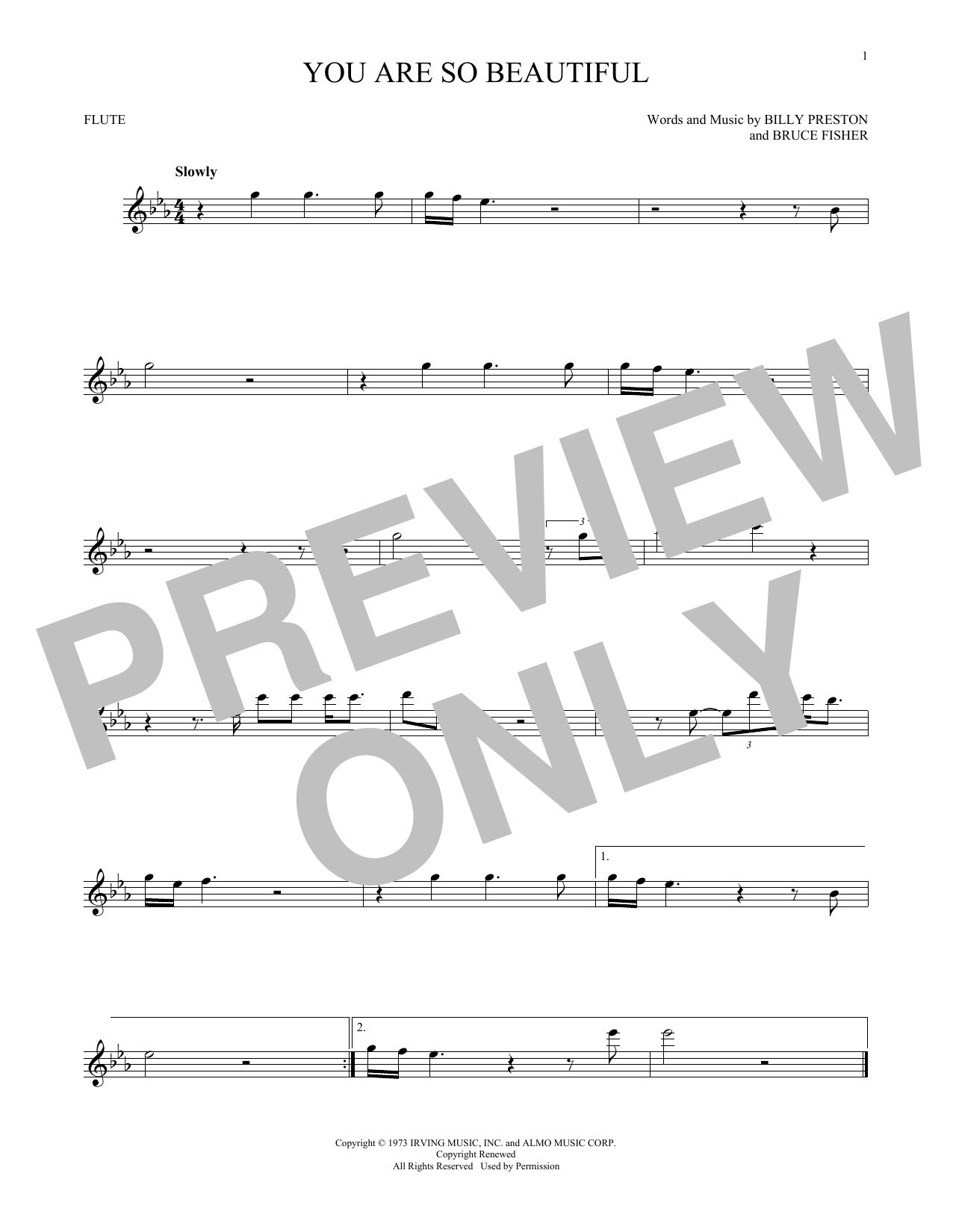 Product gallery: Page 1 of 1 You Are So Beautiful, Joe Cocker