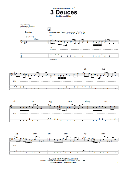 Produktgalerie: Seite 1 von 1 3 Deuces, Marcus Miller, E-Bass