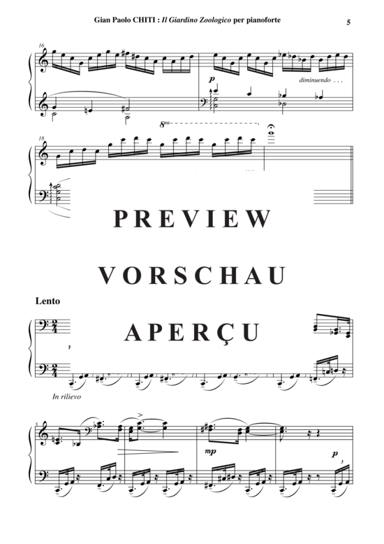Product gallery: Page 7 of 14 Il Giardino Zoologico , , Piano Solo