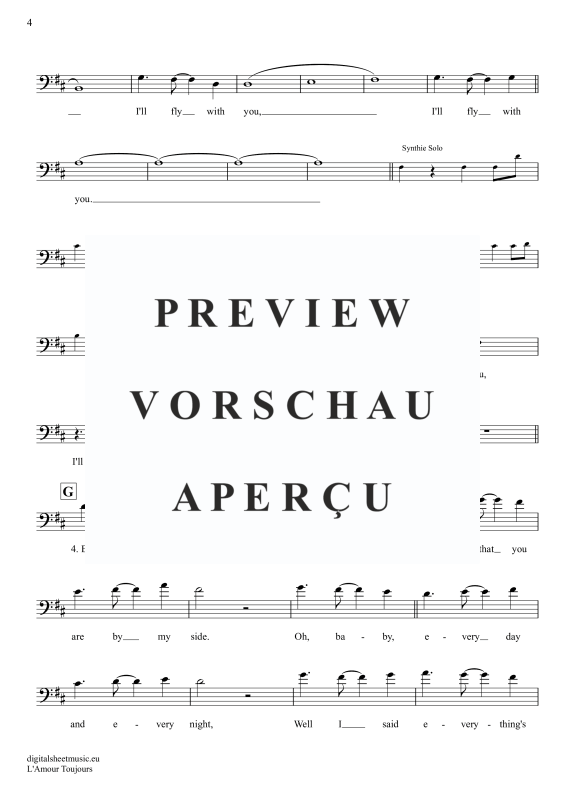 Produktgalerie: Seite 5 von 6 L'Amour Toujours, Gigi D'Agostino, Posaune / Bariton