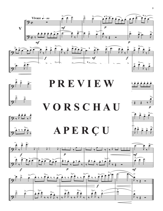 Product gallery: Page 6 of 6 Fünf Duette , , (2x trombone)