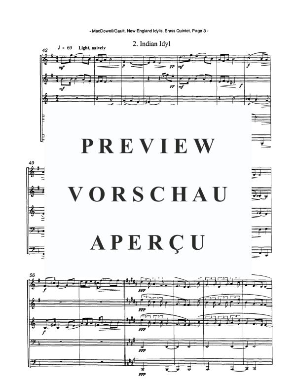 Produktgalerie: Seite 5 von 11 New England Idylls, , Blechbläser Quintett