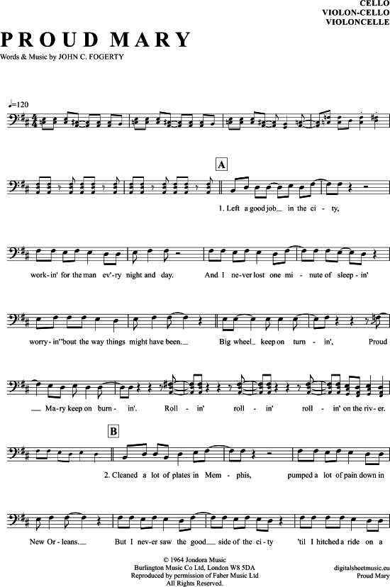 Produktbild zu: Proud Mary Creedence Clearwater Revival