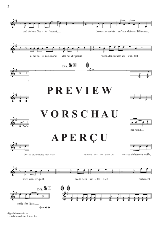 Produktgalerie: Seite 3 von 6 Halt Dich An Deiner Liebe Fest , Ton Steine Scherben, Trompete in B