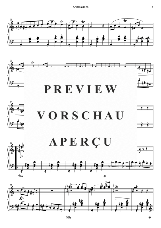 Product gallery: Page 6 of 8 Anitras dans, , Piano Solo