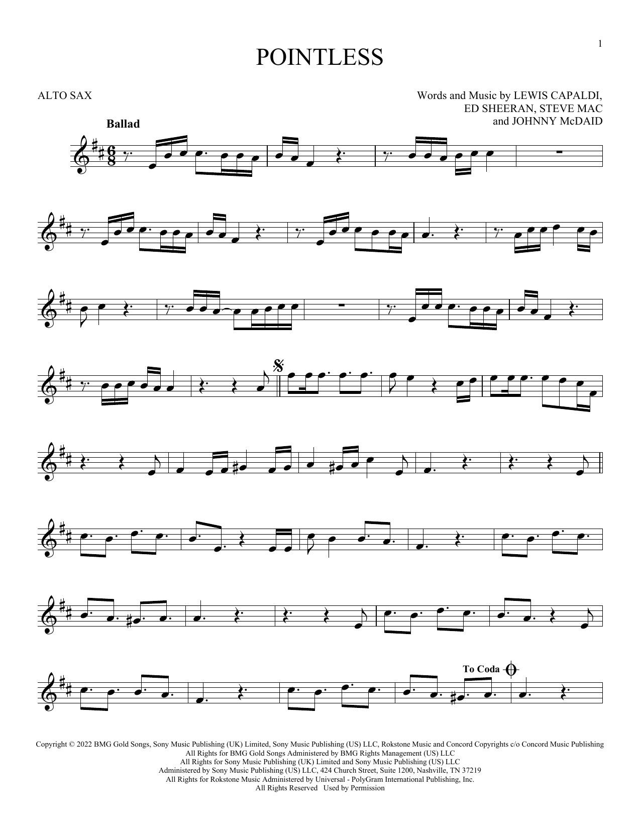 Product gallery: Page 1 of 1 Pointless, Lewis Capaldi