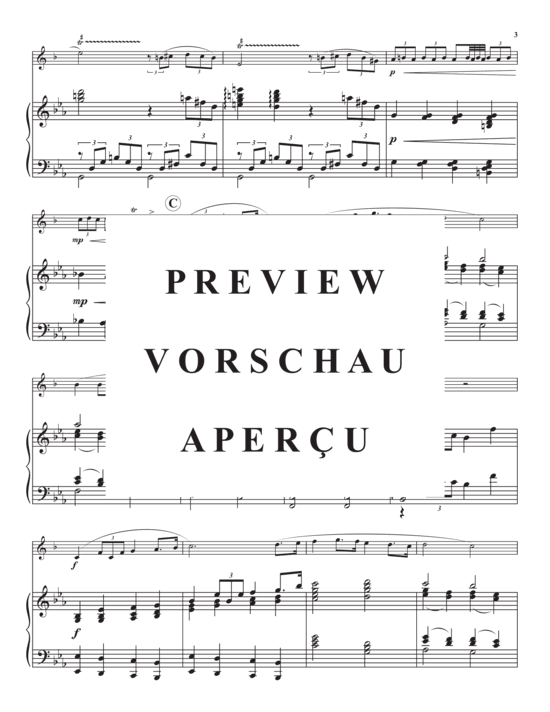 Product gallery: Page 5 of 7 Main Theme from Processional for a Pontiff , , (clarinet in Bb + piano)