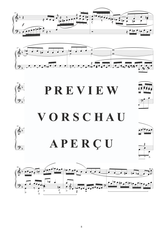 Produktgalerie: Seite 9 von 11 Toccata und Fuge d-Moll BWV 565, , Klavier Solo