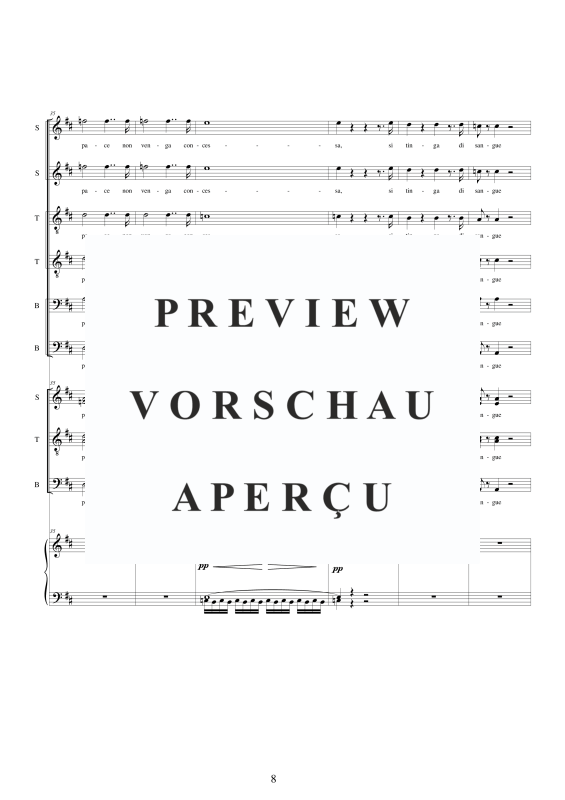 Produktgalerie: Seite 9 von 11 I Lombardi - (Act I-II) 'All'empio che infrange...', , Gemischter Chor und Klavier