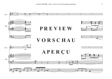 Product gallery: Page 6 of 10 Adoro Te Devote , , (alto saxophone + organ)