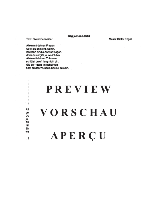 Product gallery: Page 16 of 21 Sag ja zum Leben , , (Combo-Band)