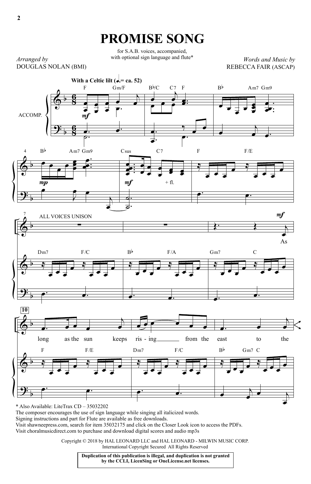 Product picture to: Promise Song