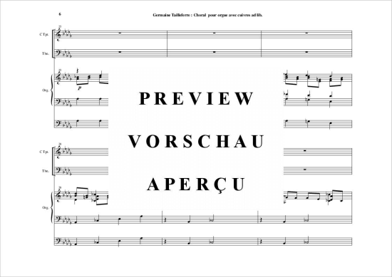Product gallery: Page 7 of 11 Choral , , (trumpet in C, trombone + organ)