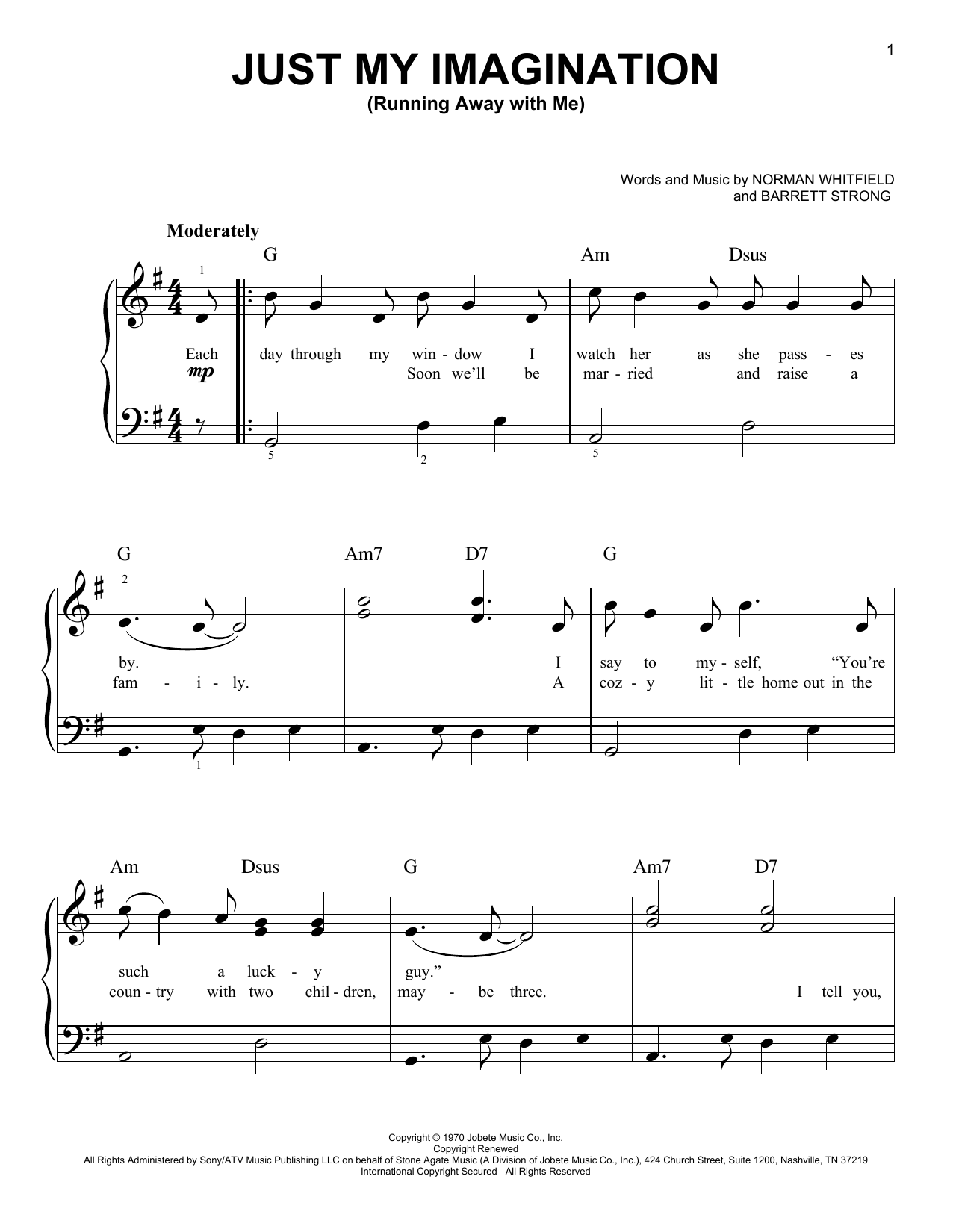 Produktbild zu: Just My Imagination (Running Away With Me)