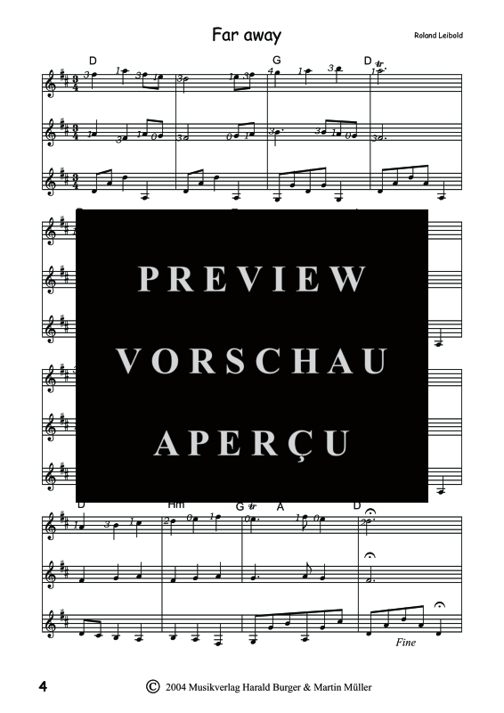 Produktgalerie: Seite 7 von 11 Far Away, , Spielstücke für 2-4 Gitarren
