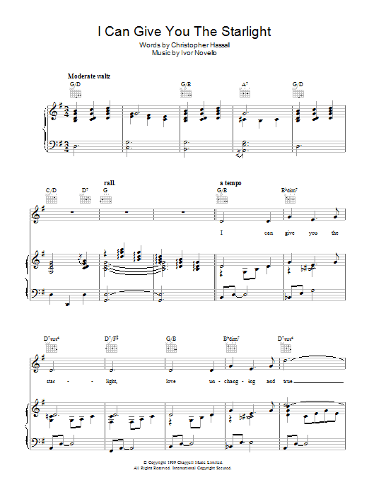 Product gallery: Page 1 of 1 I Can Give You The Starlight, Christopher Hassall