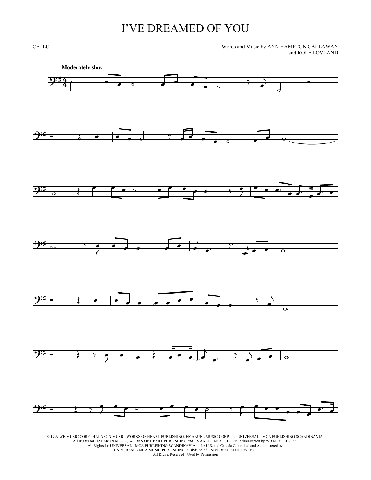 Produktgalerie: Seite 1 von 1 I've Dreamed Of You, Barbra Streisand, Violoncello