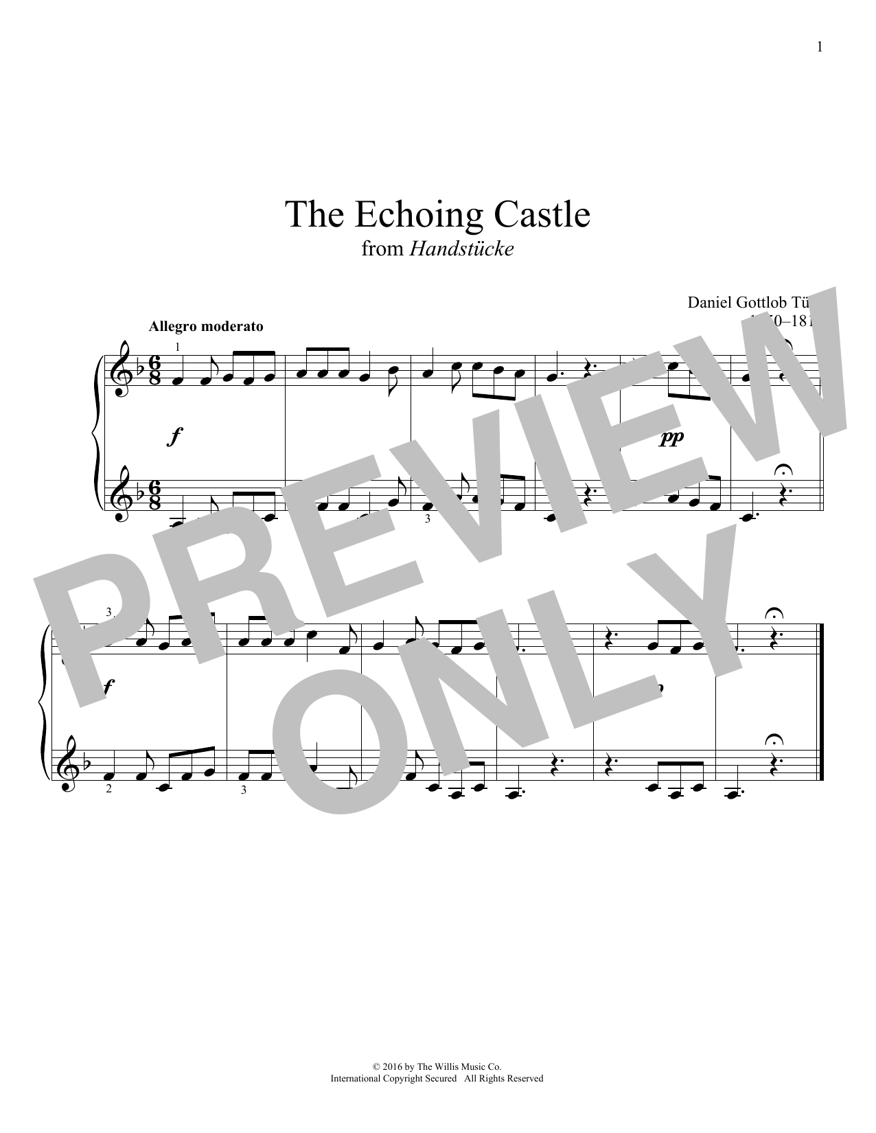 Produktbild zu: The Echoing Castle