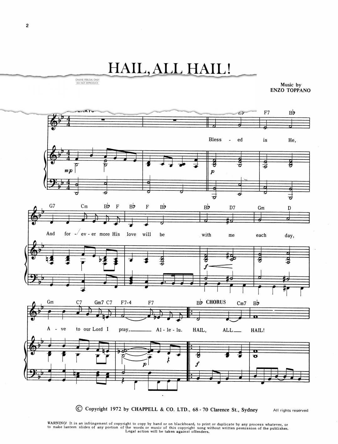 Product picture to: Hail, All Hail !