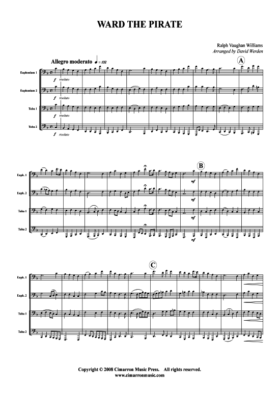 Product picture to: Ward the Pirate Ralph Vaughan Williams (1872-1958)