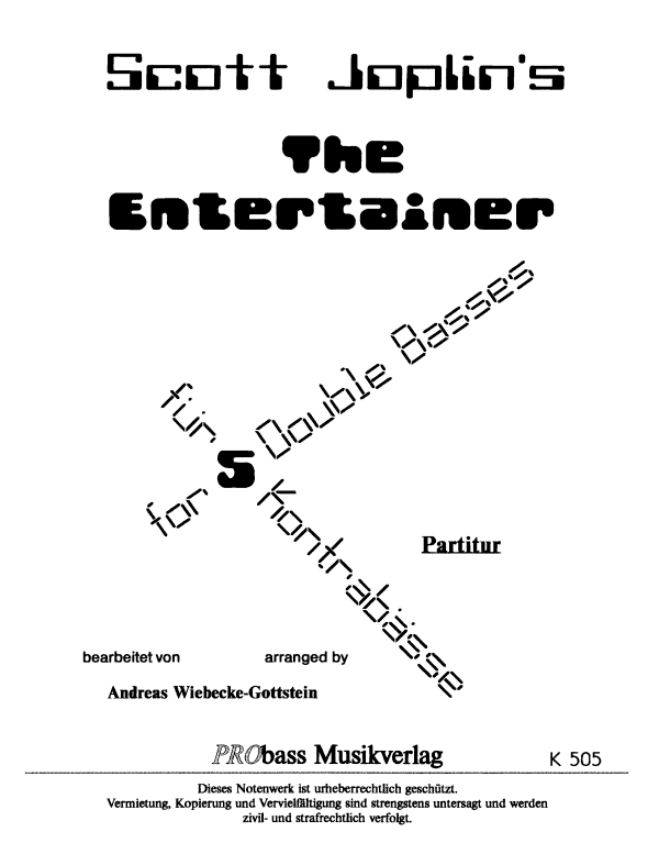 Product picture to: The Entertainer