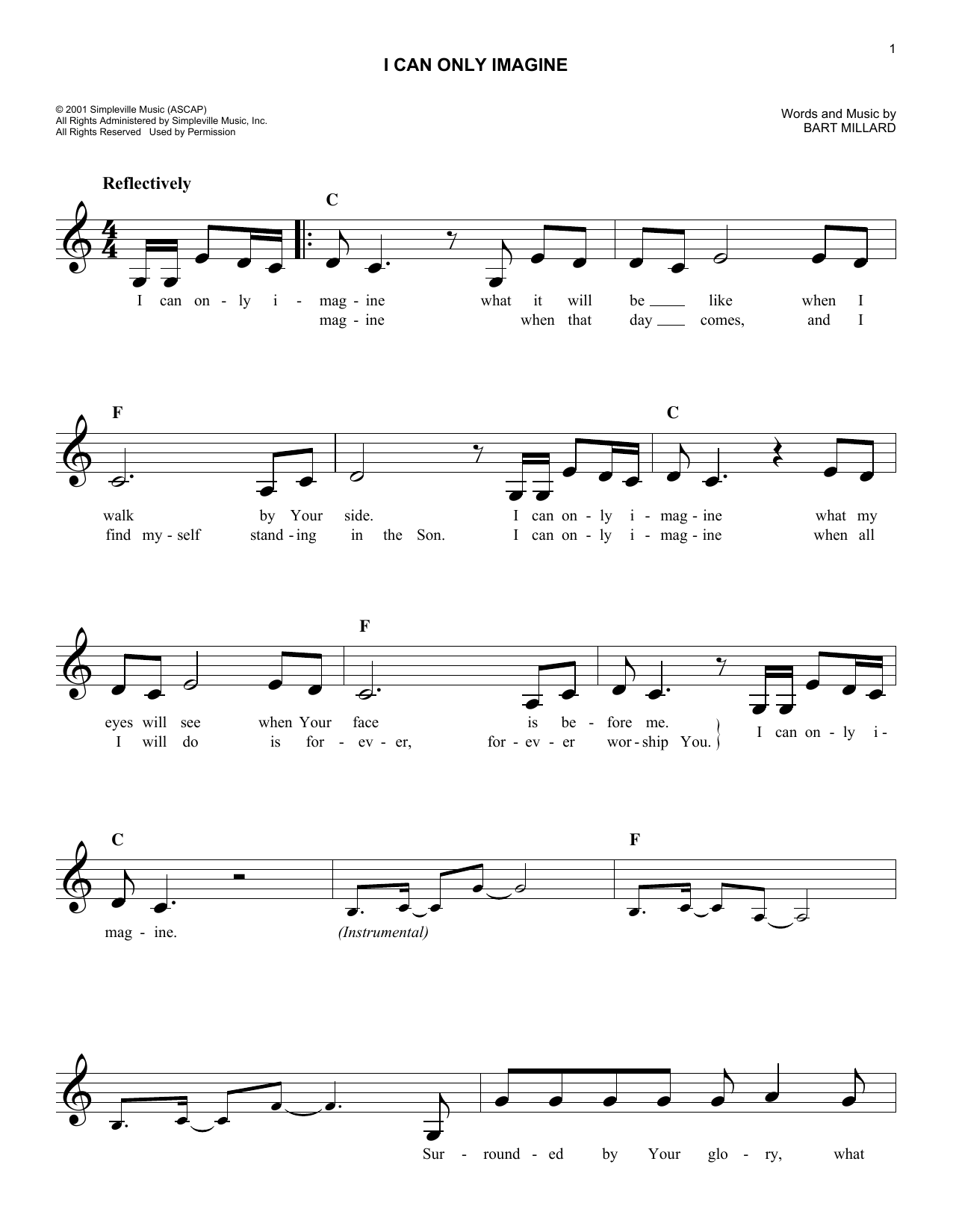 Produktbild zu: I Can Only Imagine