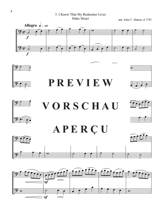 gallery: Sechs Oster-Duette , , (2x Bariton/Posaune)