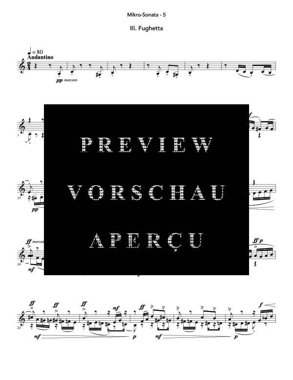 Product gallery: Page 10 of 11 Mikro-Sonata, , (Klarinette Solo)