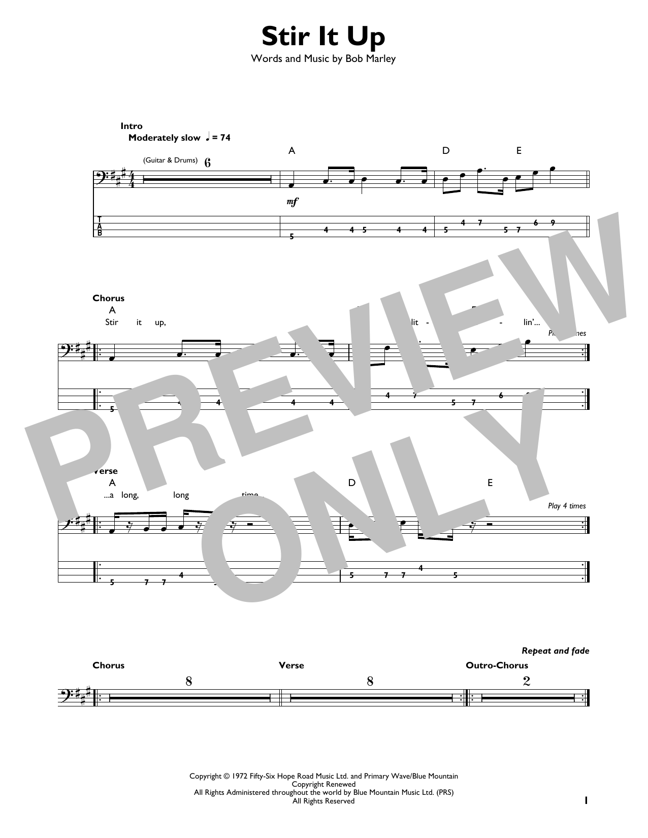 Produktgalerie: Seite 1 von 1 Stir It Up, Bob Marley