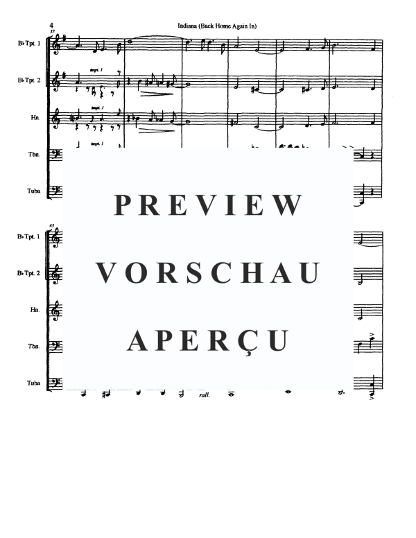 Product gallery: Page 6 of 11 Indiana, , Brass Quintet